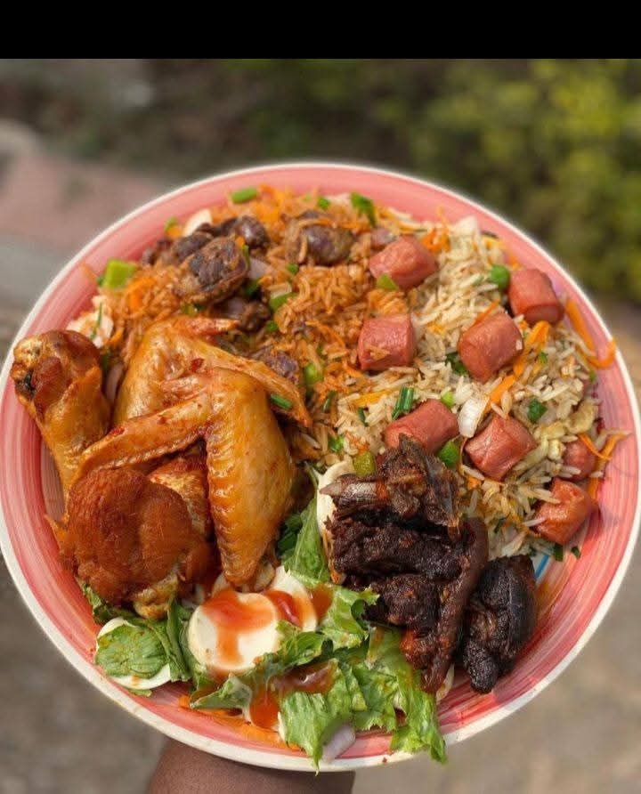 Traditional Nigerian meal